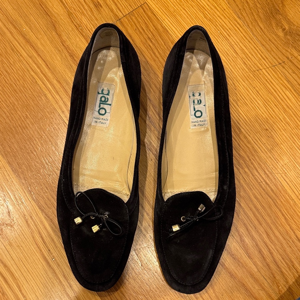 Black Suede Women's Loafers